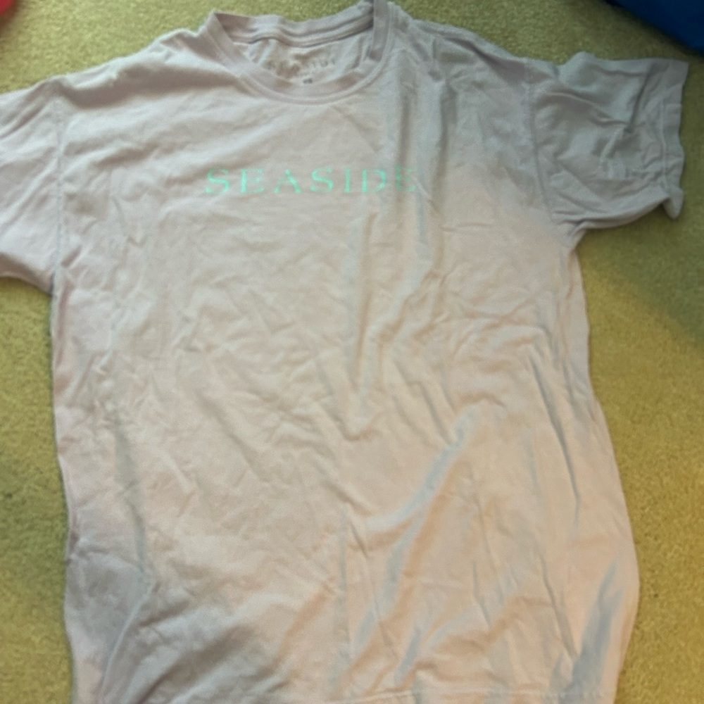 Lavender color seaside t shirt